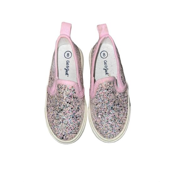 Cat and jack Other - Girls Pink sparkle shoes size 8